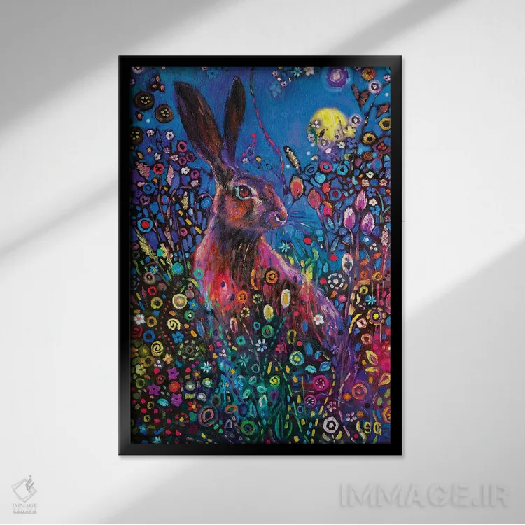 تابلو دکوراتیو جادو زیر نور ماه اثر سو گاردنر - نمای قابدار مشکی
