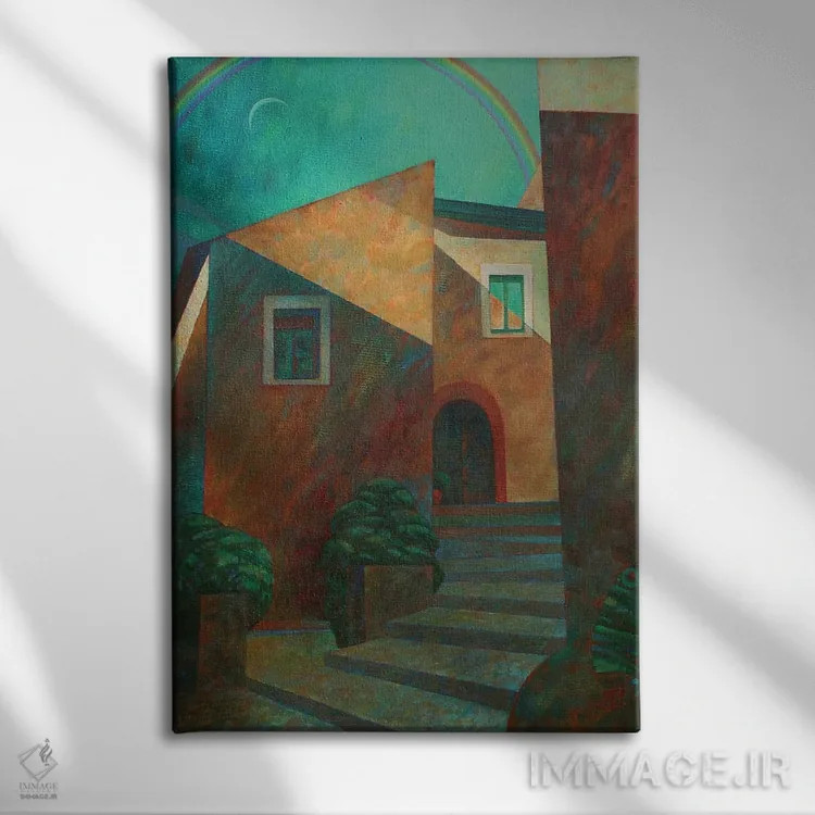 تابلو دکوراتیو Via Pietralima,مونته فورته چی لنتو، خیابان پیترالیما اثر سرژ واسی لندیوس - نمای روبهرو روی دیوار