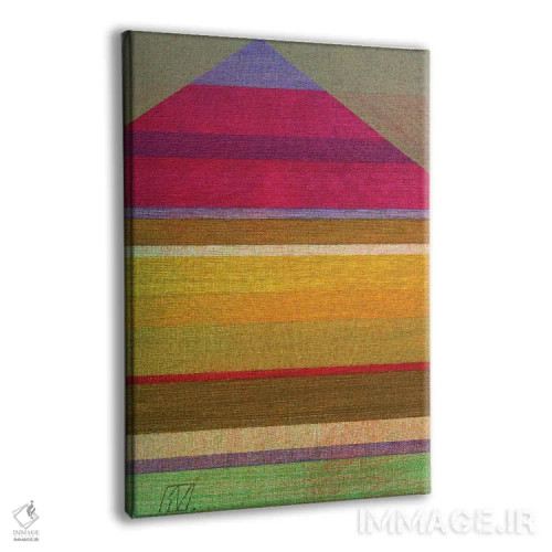 تابلو انتزاعی انبار فرش اثر سرژ واسی لندیوس - نمای پرسپکتیو محصول