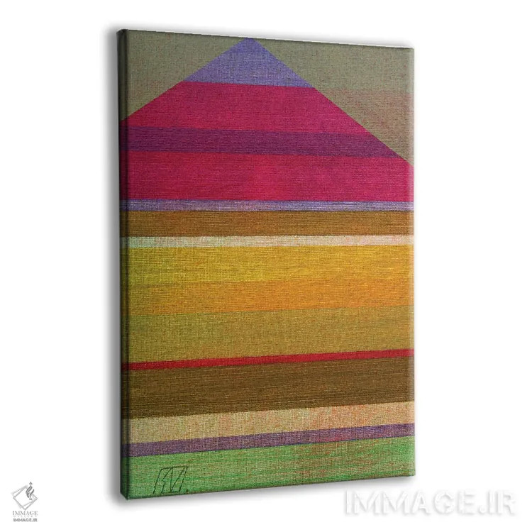 تابلو انتزاعی انبار فرش اثر سرژ واسی لندیوس - نمای پرسپکتیو محصول