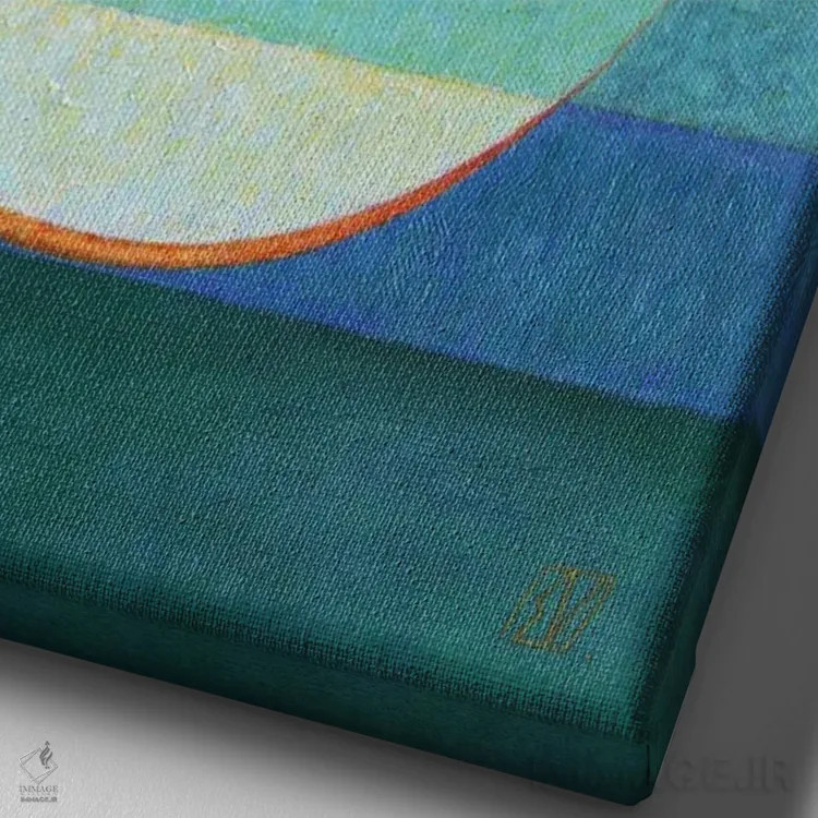 تابلو دکوراتیو کشتی نوح I اثر سرژ واسی لندیوس - نمای نزدیک بافت بوم