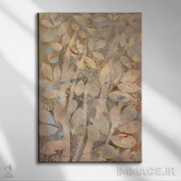 تابلو دکوراتیو پاییز زرین اثر سرژ واسی لندیوس - نمای روبهرو روی دیوار