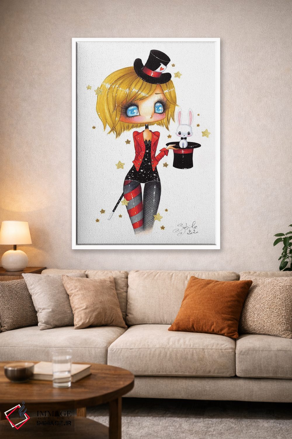 تابلو دکوراتیو فیونا اثر استفانی بوو - D1W