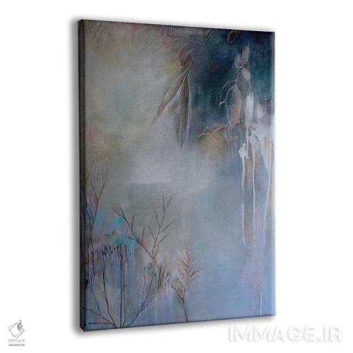 تابلو انتزاعی در میان مه اثر میشل شوارتز - نمای پرسپکتیو محصول