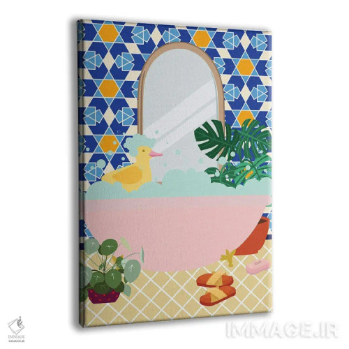 تابلو دکوراتیو حمام مراکشی اثر ژانیا شاریپژانوا - نمای پرسپکتیو محصول
