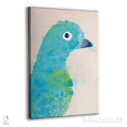 تابلو دکوراتیو کبوتر اثر ژانیا شاریپژانوا - نمای پرسپکتیو محصول