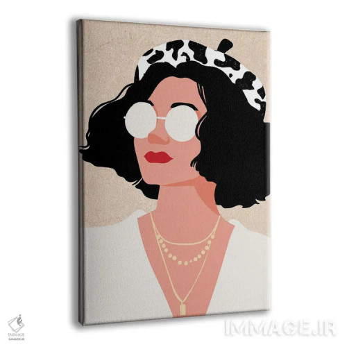 تابلو دکوراتیو کلاه بره گاو اثر ژانیا شاریپژانوا - نمای پرسپکتیو محصول