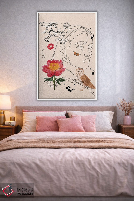 تابلو مینیمال کلاژ اثر ژانیا شاریپژانوا - D2W