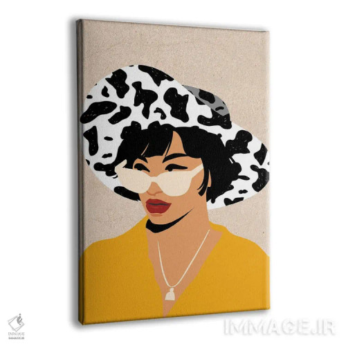 تابلو دکوراتیو کلاه گاوی اثر ژانیا شاریپژانوا - نمای پرسپکتیو محصول