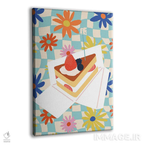 تابلو دکوراتیو کیک مورد علاقه اثر ژانیا شاریپژانوا - نمای پرسپکتیو محصول