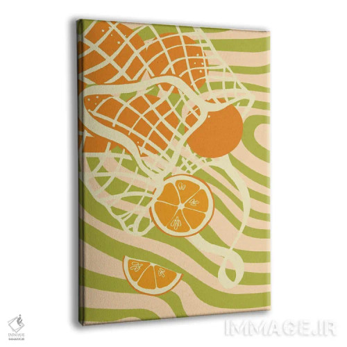 تابلو دکوراتیو کیسه توری شاد و پرجنب وجوش اثر ژانیا شاریپژانوا - نمای پرسپکتیو محصول