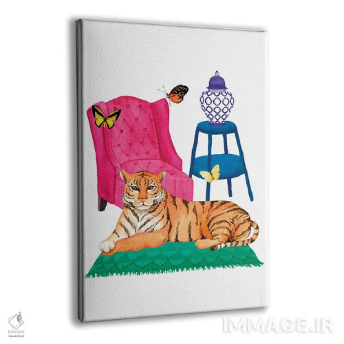 تابلو دکوراتیو جنگل های شهری اثر ژانیا شاریپژانوا - نمای پرسپکتیو محصول