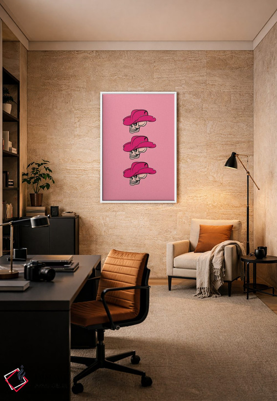 تابلو دکوراتیو دختر گاوچران اسکلت اثر ژانیا شاریپژانوا - D6W