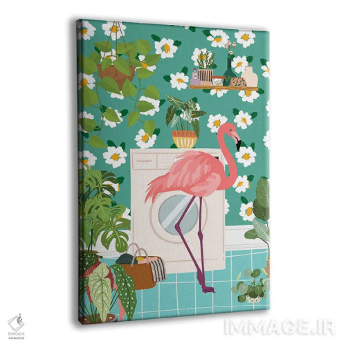 تابلو دکوراتیو در اتاق لباسشویی اثر ژانیا شاریپژانوا - نمای پرسپکتیو محصول