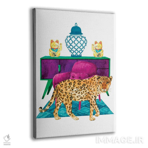 تابلو دکوراتیو شیک چینی وار اثر ژانیا شاریپژانوا - نمای پرسپکتیو محصول