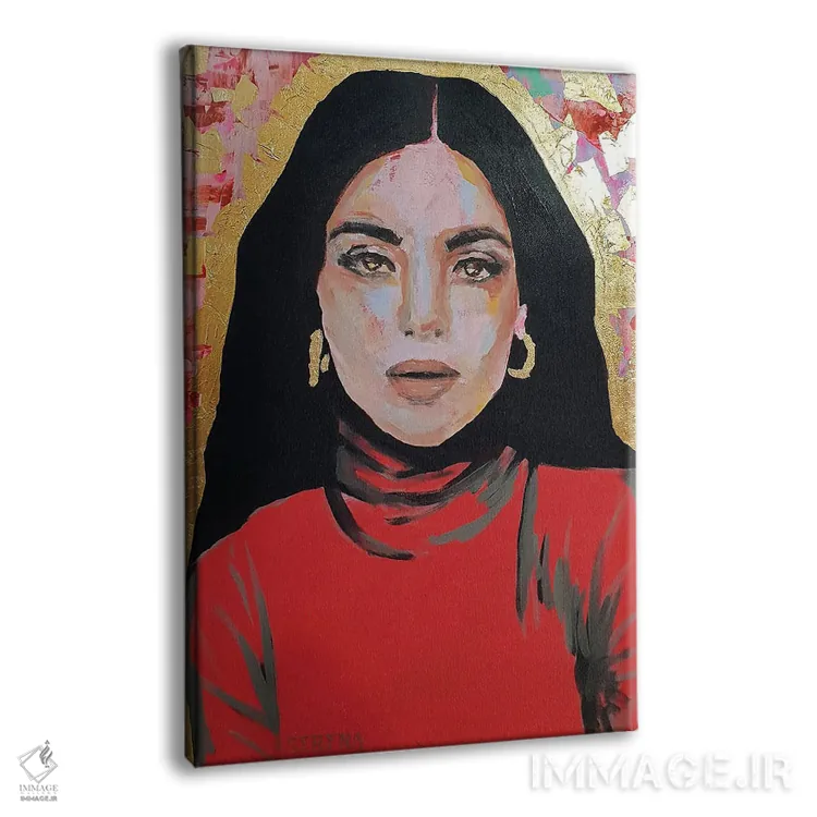 تابلو دکوراتیو ماریا اثر سرینا سینگ - نمای پرسپکتیو محصول