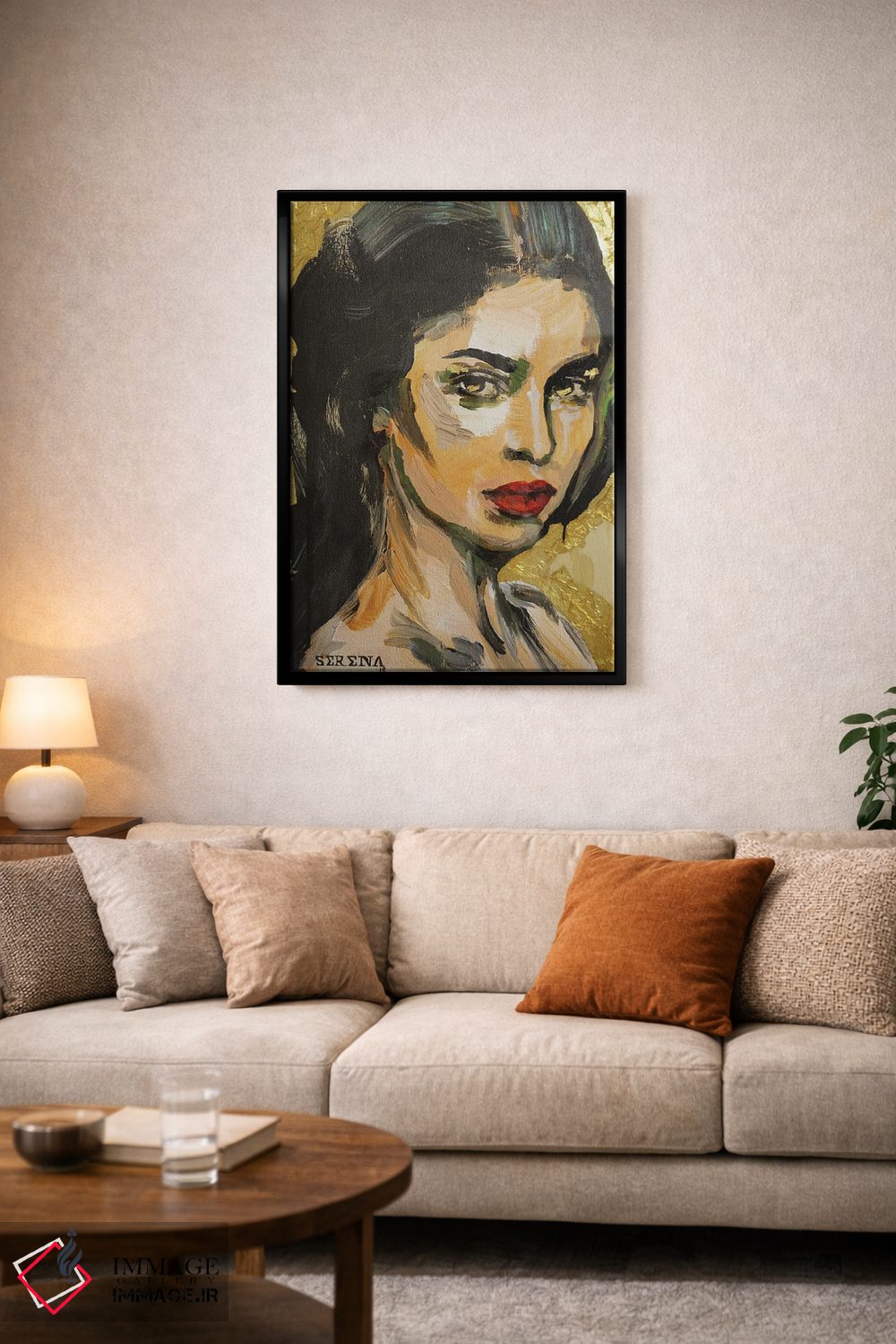 تابلو دکوراتیو گابریلا اثر سرینا سینگ - D5B