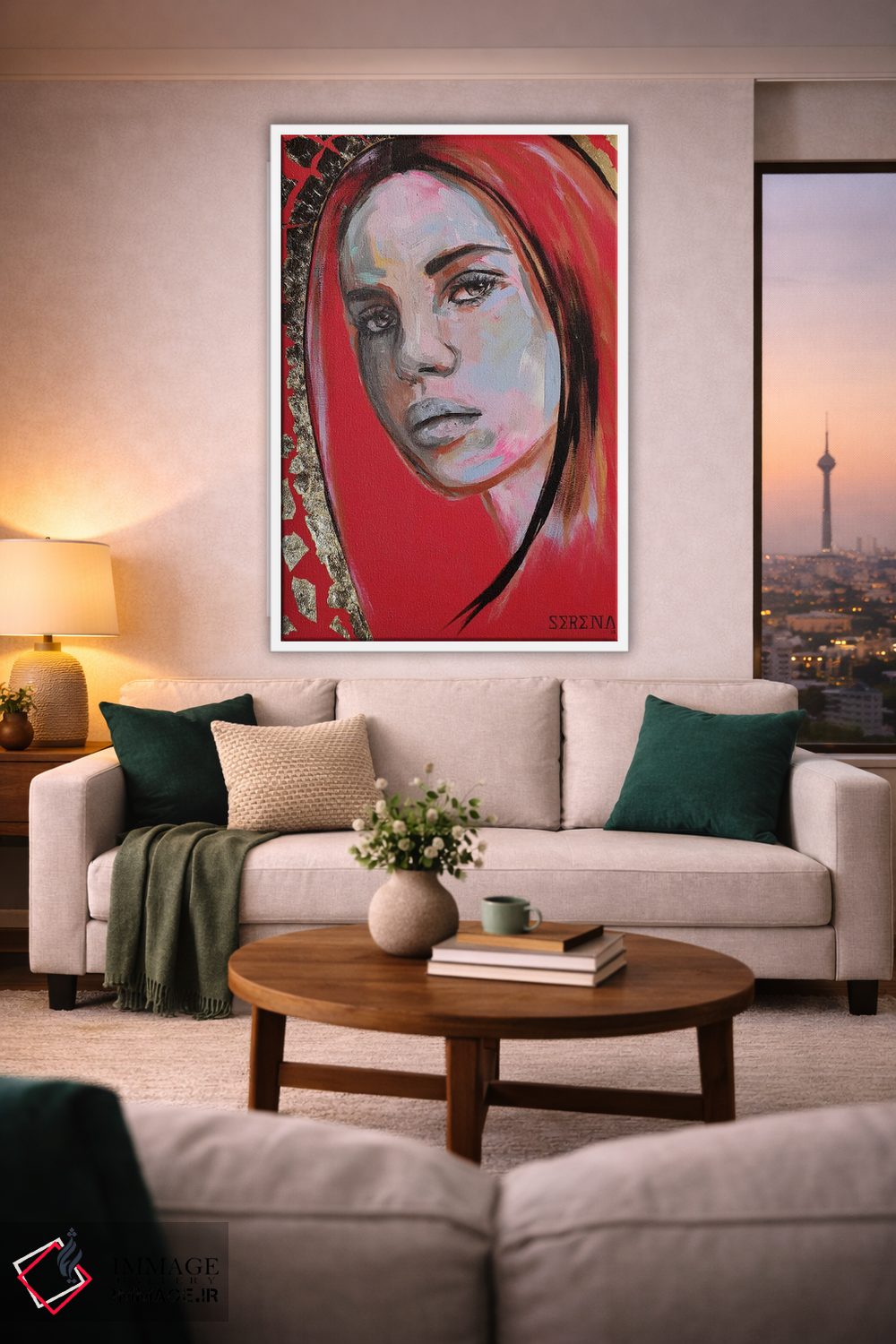 تابلو دکوراتیو جارا اثر سرینا سینگ - D1W