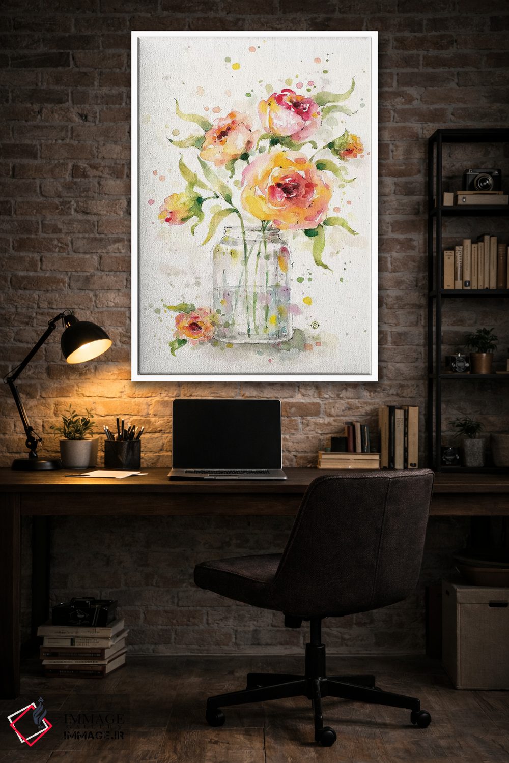 تابلو دکوراتیو شیشه ای پر از شادی اثر سلییر دن سالی - D3W