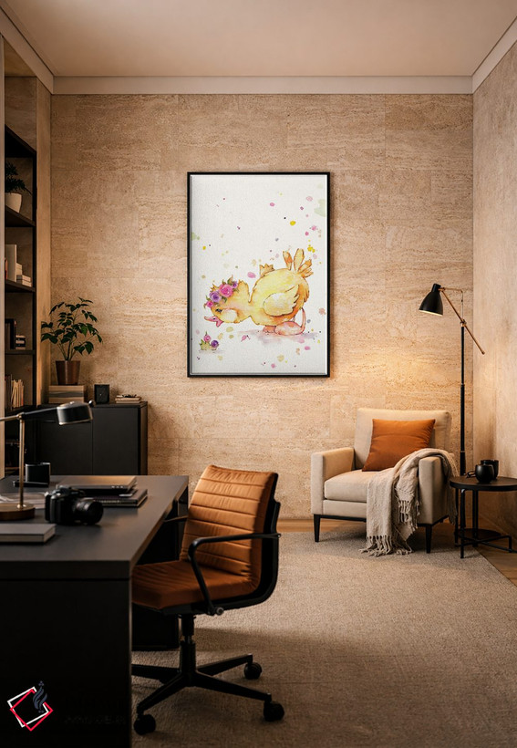 تابلو دکوراتیو اردک ناز اثر سلییر دن سالی - D6B