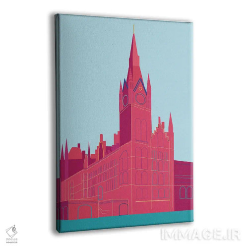 تابلو دکوراتیو سن پانکراس اثر هنر جزیره جنوبی - نمای پرسپکتیو محصول