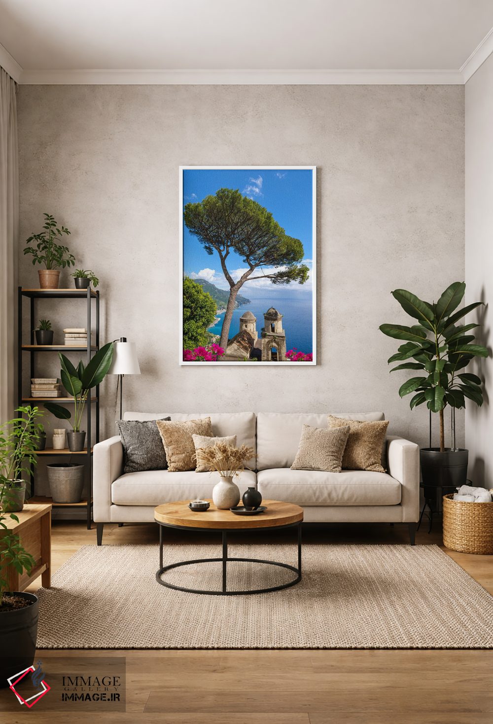 تابلو دکوراتیو باغ راولو اثر سوزانه کرمر - D1W