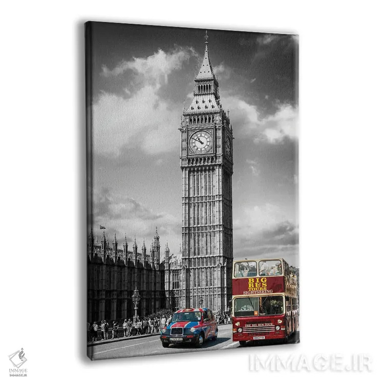 تابلو دکوراتیو Big Ben London, United Kingdom,صدای لندن، بیگ بن لندن، بریت… اثر سوزانه کرمر - نمای پرسپکتیو محصول
