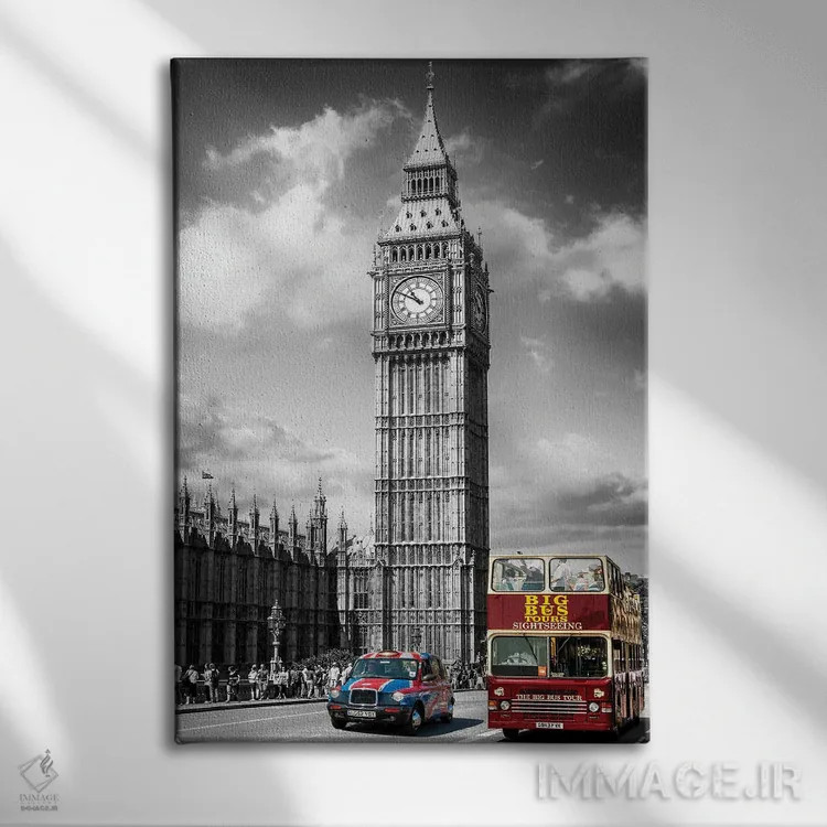 تابلو دکوراتیو Big Ben London, United Kingdom,صدای لندن، بیگ بن لندن، بریت… اثر سوزانه کرمر - نمای روبهرو روی دیوار