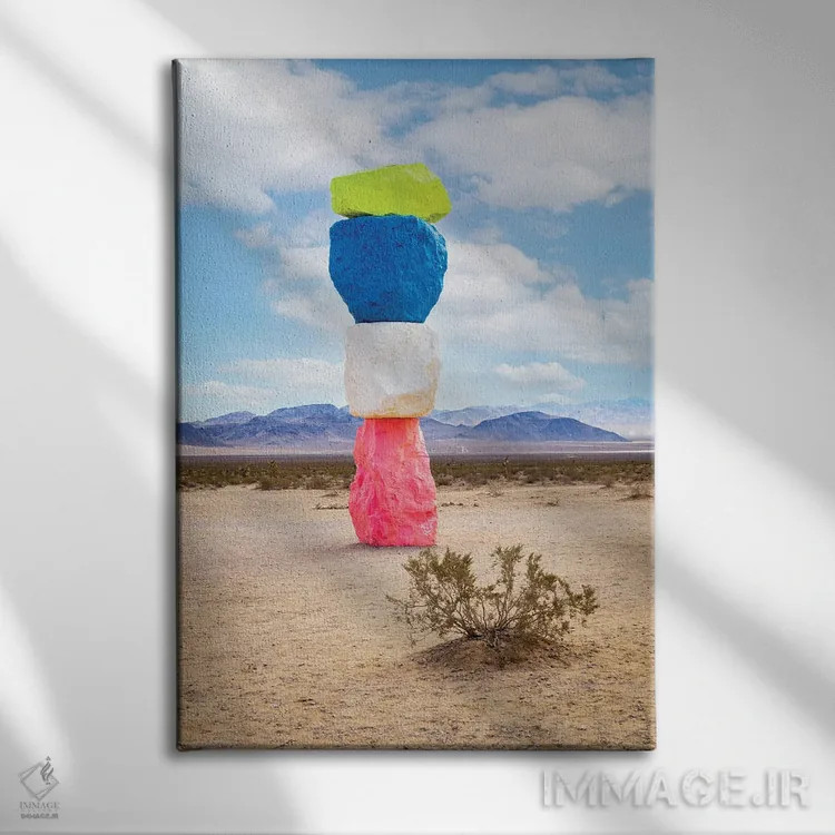 تابلو دکوراتیو Nevada,هنر متروکه، نوادا اثر سوزانه کرمر - نمای روبهرو روی دیوار
