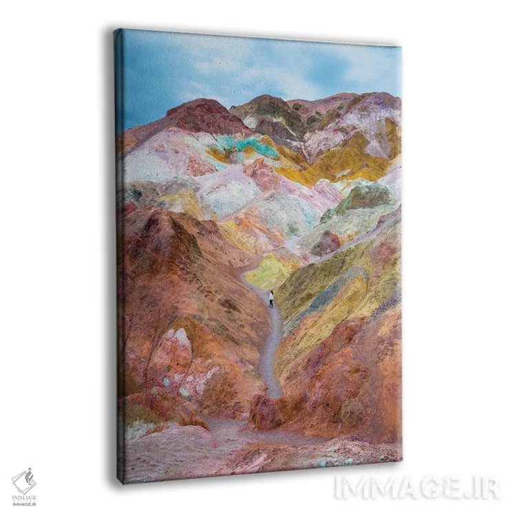 تابلو دکوراتیو Death Valley,مسیر آرامش، دره مرگ اثر سوزانه کرمر - نمای پرسپکتیو محصول