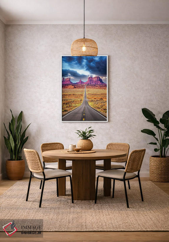 تابلو دکوراتیو Road To Monument Valley Arizona,سفر جاده ای II، جاده به مون… اثر سوزانه کرمر - D3W