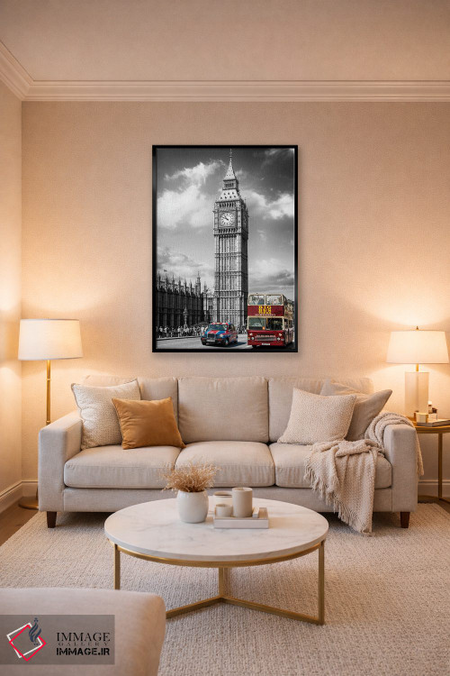 تابلو دکوراتیو Big Ben London, United Kingdom,صدای لندن، بیگ بن لندن، بریت… اثر سوزانه کرمر - D4B