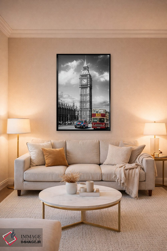 تابلو دکوراتیو Big Ben London, United Kingdom,صدای لندن، بیگ بن لندن، بریت… اثر سوزانه کرمر - D4B