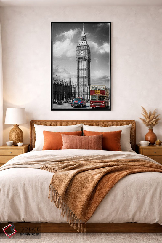 تابلو دکوراتیو Big Ben London, United Kingdom,صدای لندن، بیگ بن لندن، بریت… اثر سوزانه کرمر - D5B