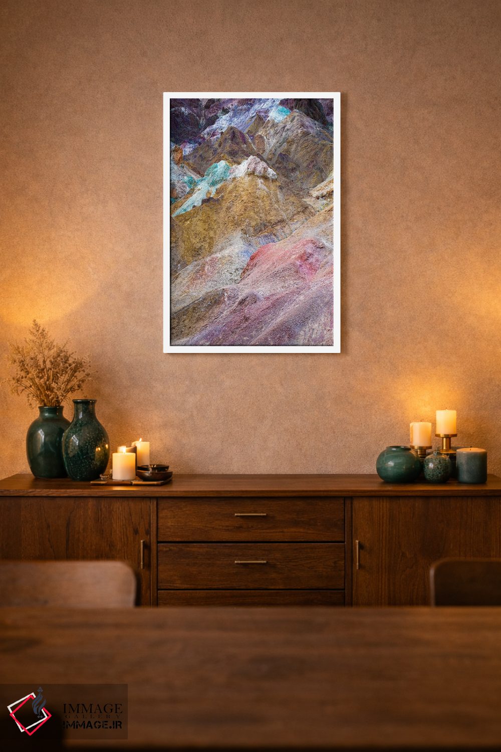 تابلو دکوراتیو Death Valley,سنگ های معدنی، دره مرگ اثر سوزانه کرمر - D1W