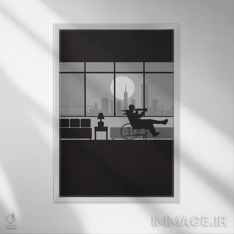 تابلو دکوراتیو نمای عقب سان فرانسیسکو اثر پروژه دنیای آسمان ها - نمای قابدار سفید