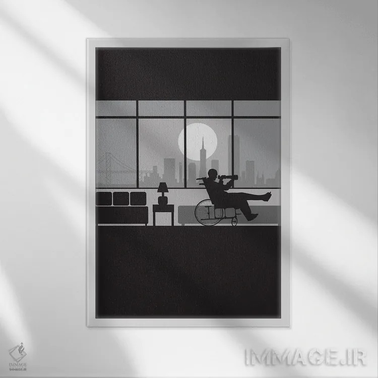 تابلو دکوراتیو نمای عقب سان فرانسیسکو اثر پروژه دنیای آسمان ها - نمای قابدار سفید