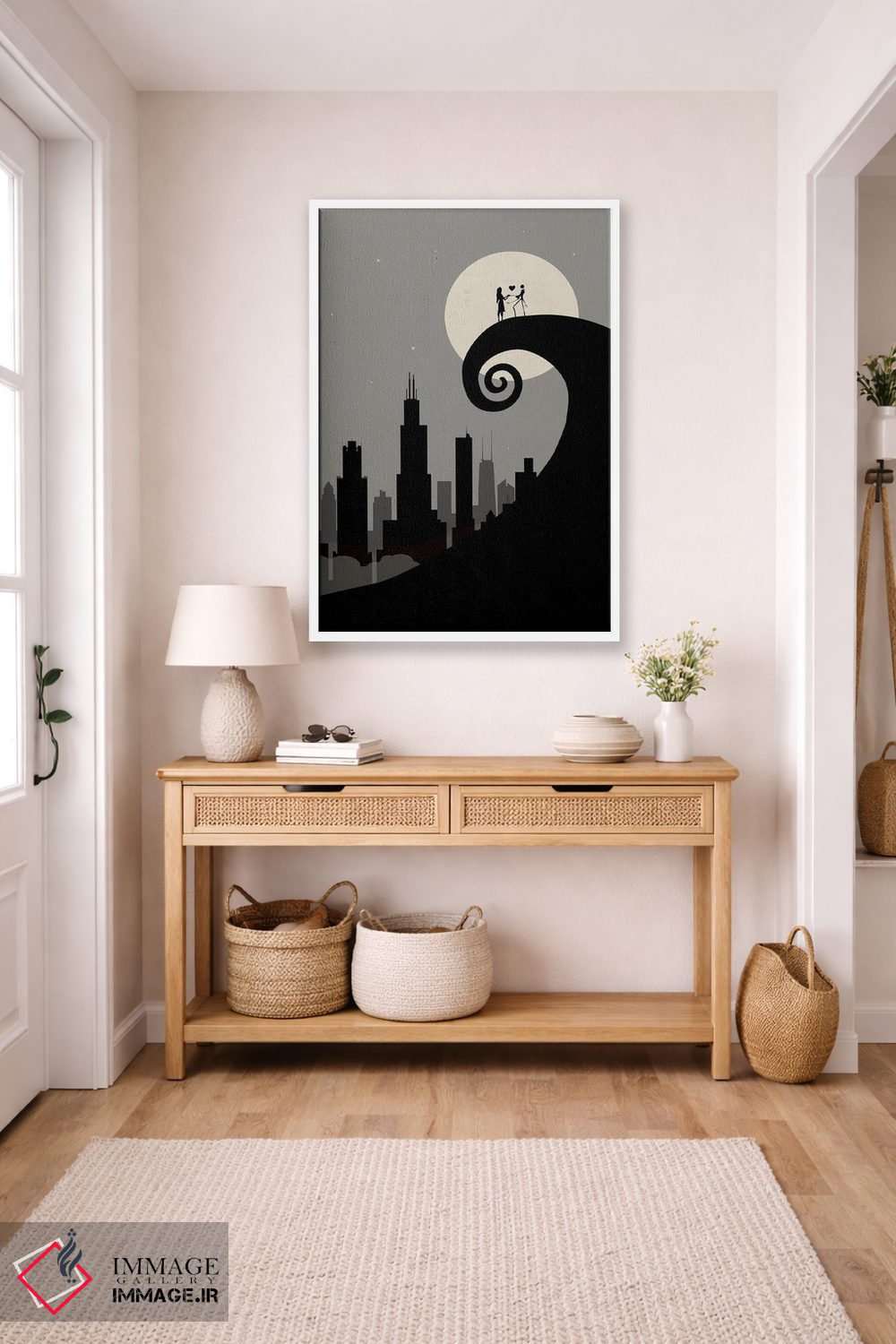 تابلو دکوراتیو کابوس شیکاگو اثر پروژه دنیای آسمان ها - D5W