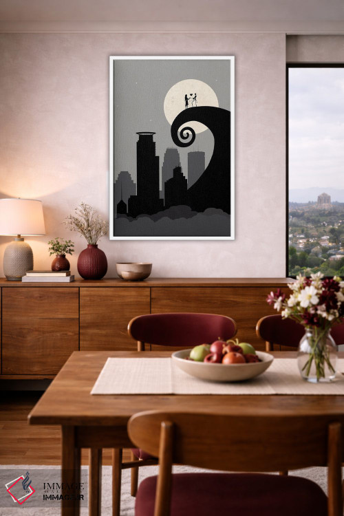 تابلو دکوراتیو کابوس مینیاپولیس اثر پروژه دنیای آسمان ها - D3W