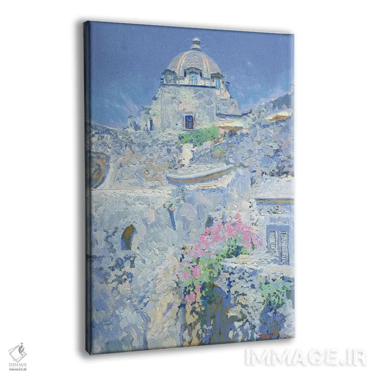 تابلو دکوراتیو قلعه آراگونی اثر سایمون کوژین - نمای پرسپکتیو محصول