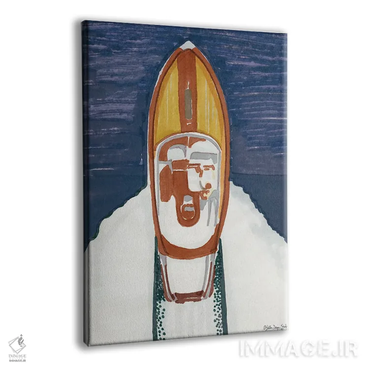 تابلو دکوراتیو نمایش اسکی روی آب II اثر استودیو طراحی استلار - نمای پرسپکتیو محصول