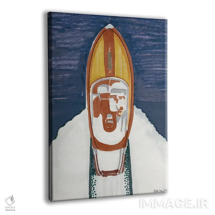 تابلو دکوراتیو نمایش اسکی روی آب II اثر استودیو طراحی استلار - نمای پرسپکتیو محصول