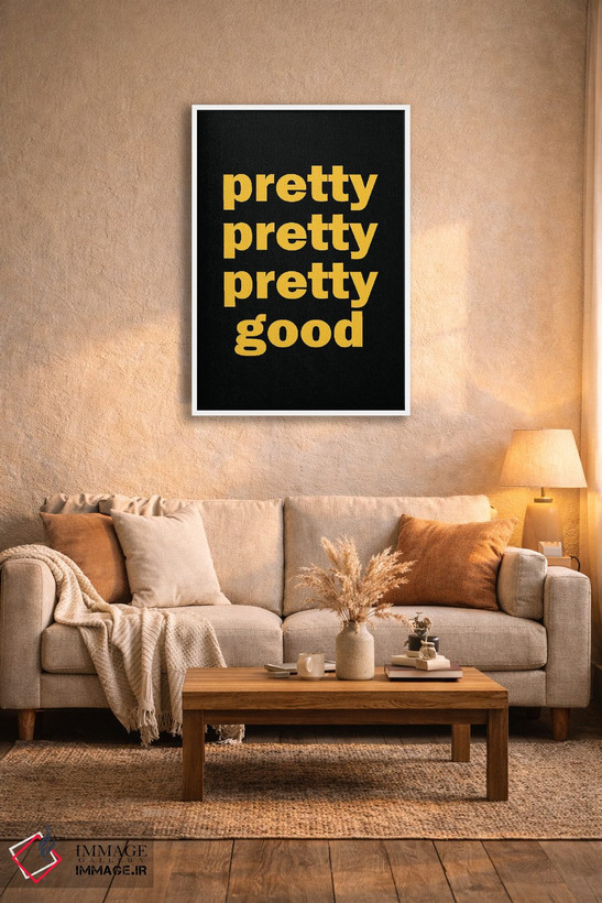تابلو دکوراتیو Pretty, Pretty Good, Curb Your Enthusiasm,خیلی خیلی خوب، س… اثر سایمون لاوری - D4W