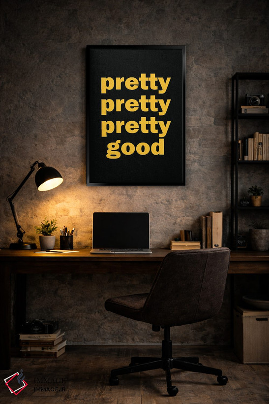 تابلو دکوراتیو Pretty, Pretty Good, Curb Your Enthusiasm,خیلی خیلی خوب، س… اثر سایمون لاوری - D6B