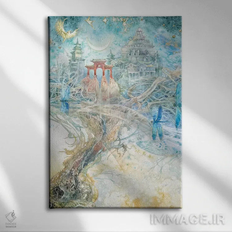 تابلو دکوراتیو آرمان ها ۲ اثر استفانی لاو - نمای روبهرو روی دیوار