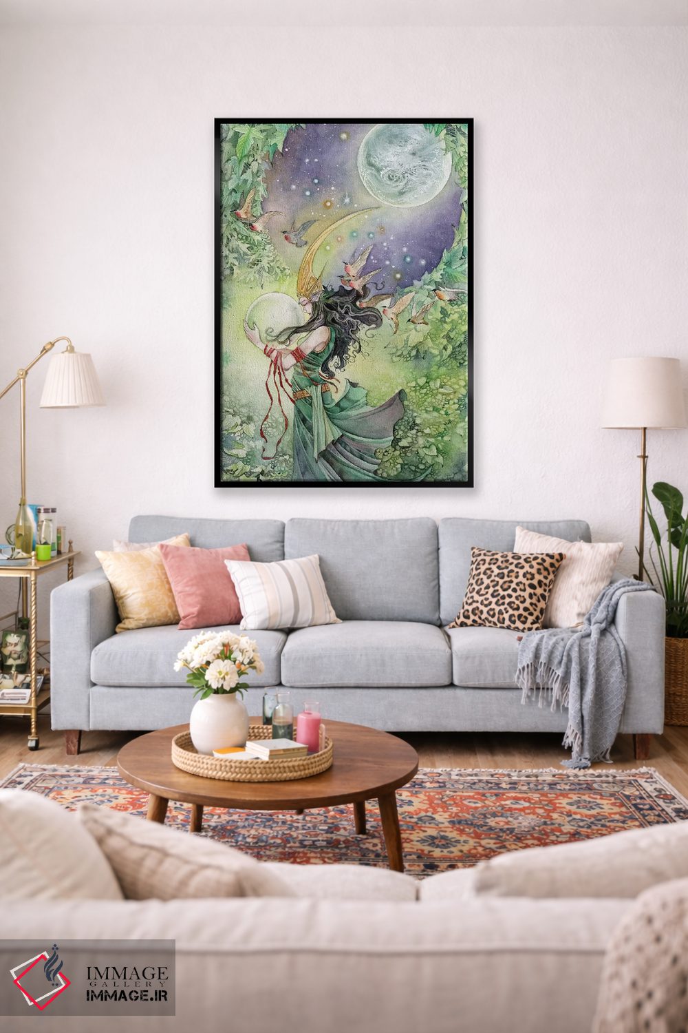 تابلو دکوراتیو جهان اثر استفانی لاو - D2B