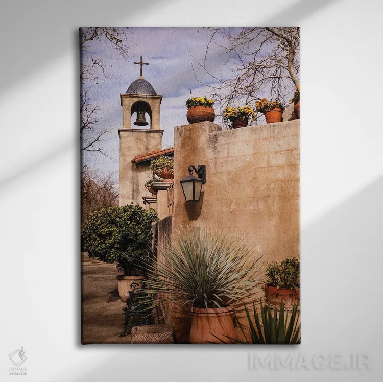 تابلو دکوراتیو Arizona Tlaquepaque Chapel,سدونا، آریزونا. کلیسای تلاکوپاکه اثر جولی سیندا - نمای روبهرو روی دیوار