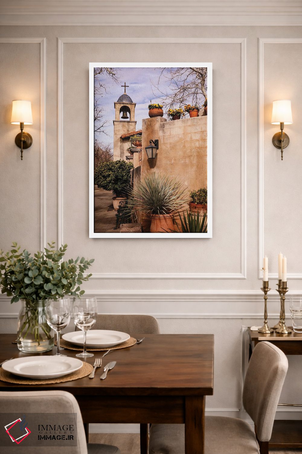 تابلو دکوراتیو Arizona Tlaquepaque Chapel,سدونا، آریزونا. کلیسای تلاکوپاکه اثر جولی سیندا - D1W