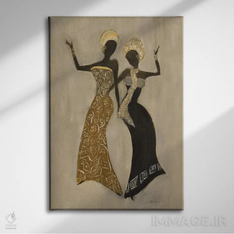 تابلو دکوراتیو جشن II اثر جولیا شاترنیک - نمای روبهرو روی دیوار