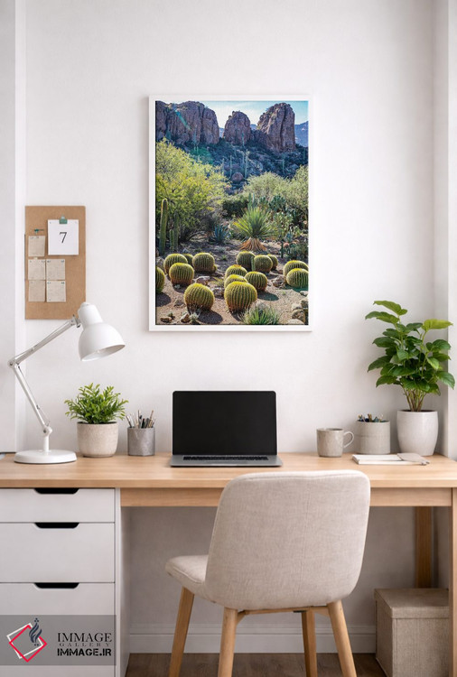 تابلو دکوراتیو USA Saguaro Cactus,آریزونا، آمریکا. کاکتوس ساگوارو اثر جولی سیندا - D4W